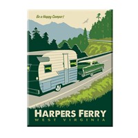 Harpers Ferry West Virginia Camper Magnet
