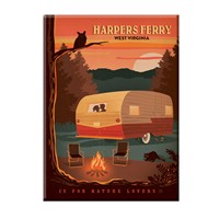 Harpers Ferry West Virginia Camp Fire Magnet