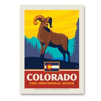 Colorado State Pride Ram Vertical Sticker