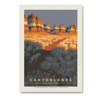 Canyonlands National Park Coyote Vertical Sticker