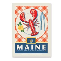 Maine State Pride Vertical Sticker