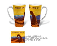 Arches NP Delicate Arch Sunset Latte