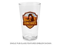 Arches NP Emblem Pub Glass