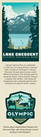 Lake Crescent Olympic National Park Bookmark