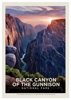 Black Canyon of the Gunnison NP River View Single Magnet
