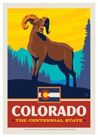 Colorado State Pride Ram Single Magnet