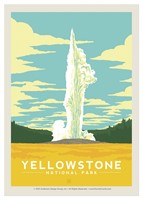 Yellowstone NP Old Faithful Single Magnet