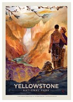 Yellowstone NP Yellowstone Falls Single Magnet