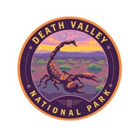 Death Valley NP Scorpion Circle Sticker