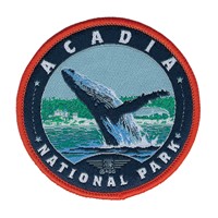 Acadia NP Whale Watching Woven Patch