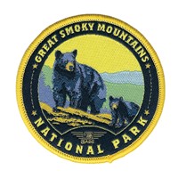 GSMNP Wildlife Black Bears Woven Patch