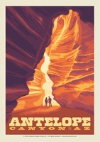 Antelope Canyon AZ Postcard