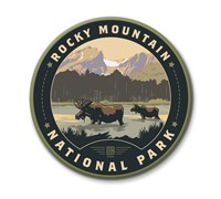 Rocky Mountain NP Sprague Lake Circle Magnet