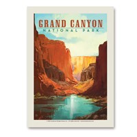 Grand Canyon NP Vermilion Landscape Vertical Sticker