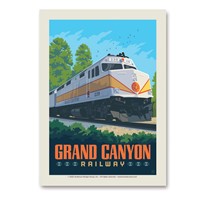 Grand Canyon Railway Diesel Engine Vertical Sticker