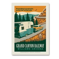 Grand Canyon Railway Williams AZ Vertical Sticker