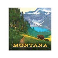 Montana Square Magnet