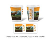 Alaska Frontier Moose Ceramic Shot