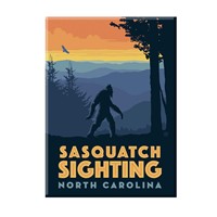 North Carolina Sasquatch Magnet