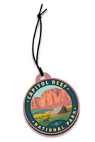 Capitol Reef NP Fruita Barn Circle Wood Ornament