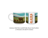 Alaska Wonderful Bear & Cubs Metro Mug