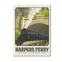 Harpers Ferry Train Magnet