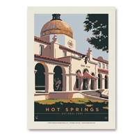 Hot Springs NP Quapaw Baths Vertical Sticker