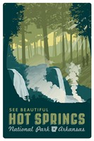 Hot Springs NP Magnetic Postcard