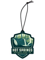Hot Springs NP Emblem Wood Ornament