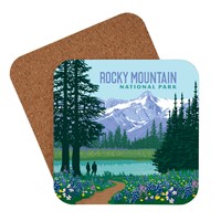 Rocky Mountain NP Wildflowers Coaster