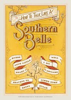 Talk Southern Belle Postcard