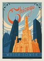 Chicago Water Tower Postcard