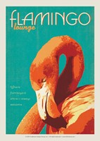 Flamingo Lounge Postcard