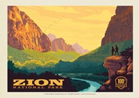 Zion 100th Horizontal Postcard