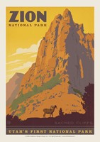 Zion Sacred Cliffs Postcard