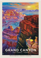 Grand Canyon National Park Sunset Postcard