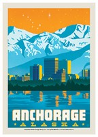 Anchorage Skyline Postcard