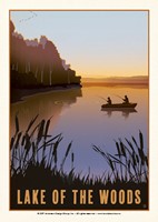 Lake of the Woods Fishermen Postcard