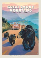 Great Smoky Bear Jam Postcard