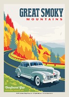 Great Smoky Hwy 441 Fall Postcard