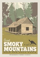 Great Smoky Noah Bud Ogle Cabin Postcard
