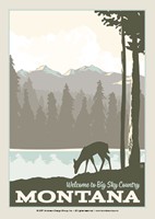 MT Big Sky Country Postcard