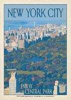 NYC Enjoy Central Park Postcard