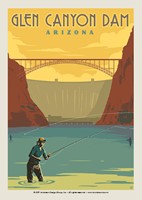 Glen Canyon Dam, AZ Postcard