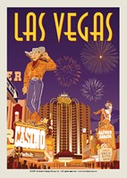 Viva Vintage Vegas Postcard