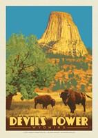 Devils Tower Postcard