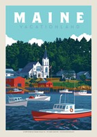 Maine Vacationland Postcards Postcard