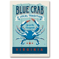 VA Blue Crab Postcard