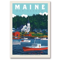 ME Bar Harbor Postcard