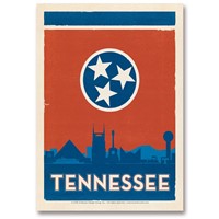 Tennessee Flag Postcard
